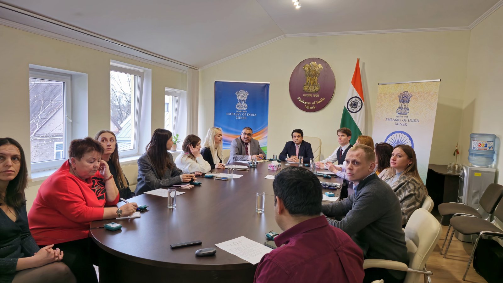 Trade and tourism webinar was held today wherein 13 tour operators, Nat. Cen. for Mkting(NCM), CG Mumbai and Dept. of Tourism of Belarus participated. Amb. of India & ADG India Tourism addressed the participants. 16 tour operators participated from India.